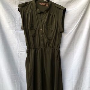 Splendid Control Khaki Green Dress - Size L